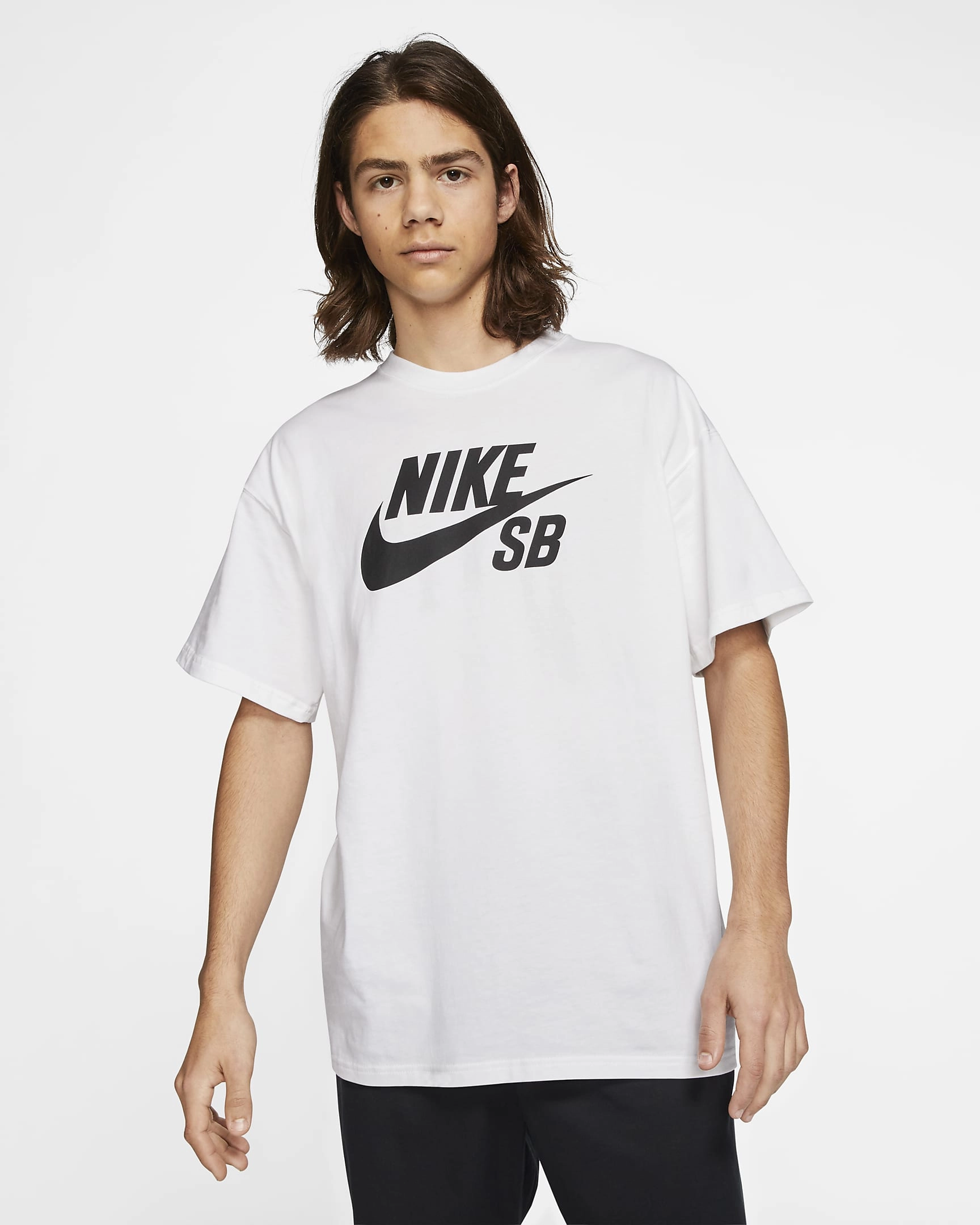 Nike SB Logo Skate T-skjorte: Kjenn på stilen din, frisk fra skateboardbrettet!